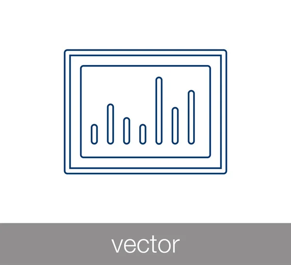 Ícone de imagem plana — Vetor de Stock