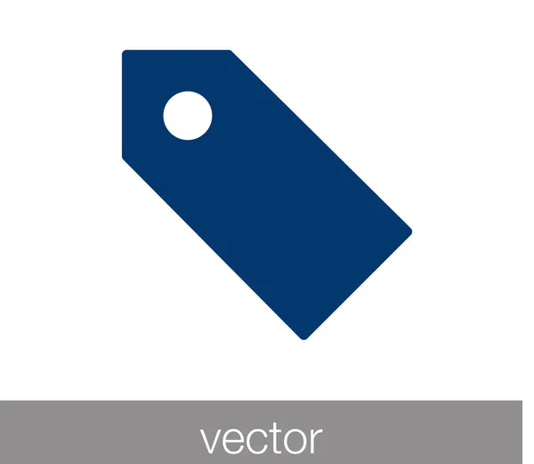 Icono de marcador. Etiqueta icono . — Vector de stock