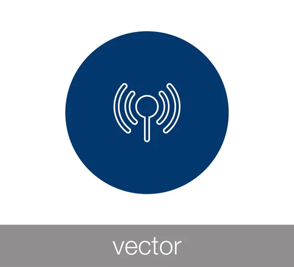 WiFi ikonra. Vezeték nélküli hálózat ikonja. — Stock Vector
