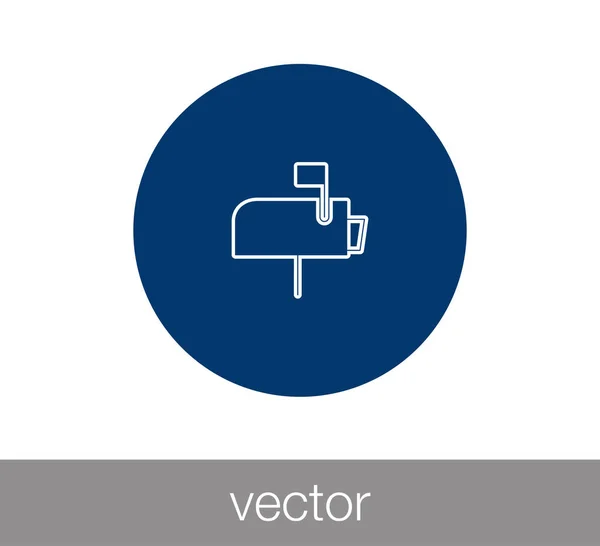 Vak postpictogram. — Stockvector