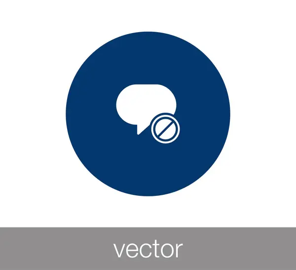 Icono de burbuja de chat — Archivo Imágenes Vectoriales