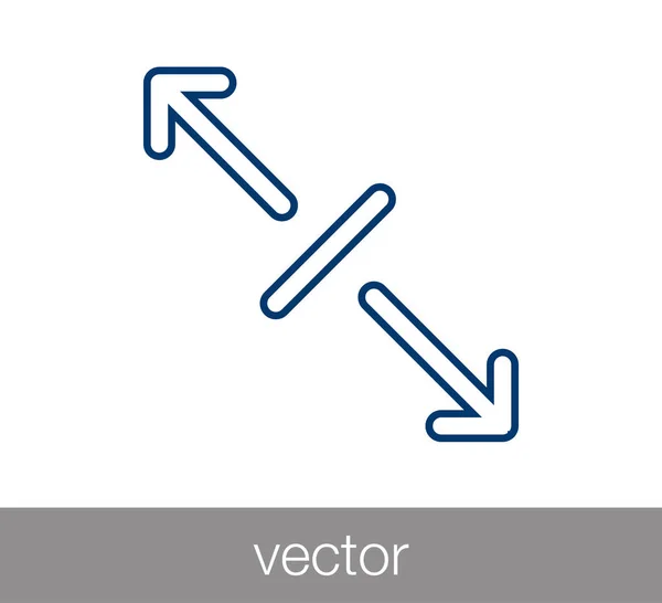 Icono de herramienta de escala — Archivo Imágenes Vectoriales