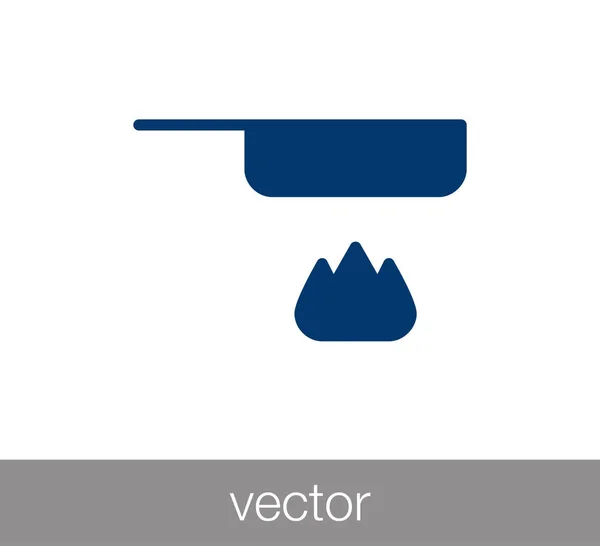 Pan ikon illusztráció — Stock Vector