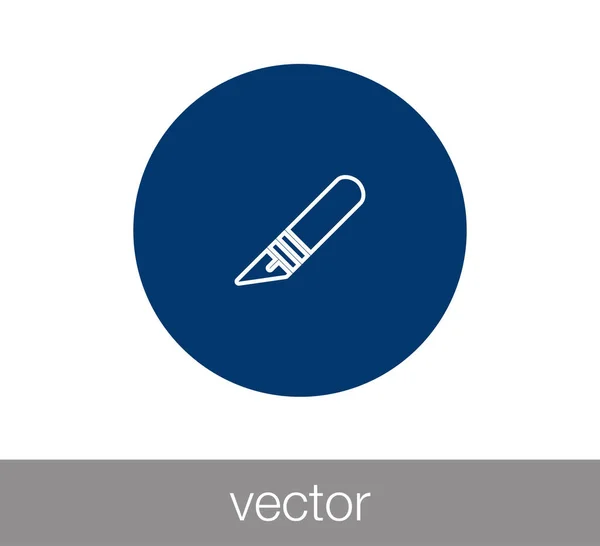 Icono de lanceta quirúrgica — Vector de stock