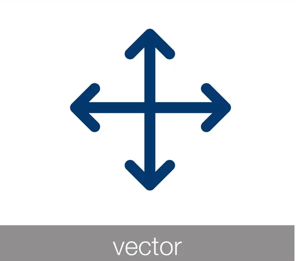 Cursor flaches Symbol — Stockvektor