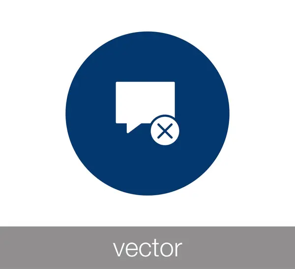 Icono de burbuja de chat — Archivo Imágenes Vectoriales