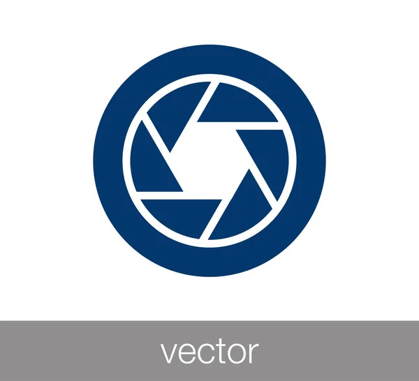 Obturador icono simple — Archivo Imágenes Vectoriales
