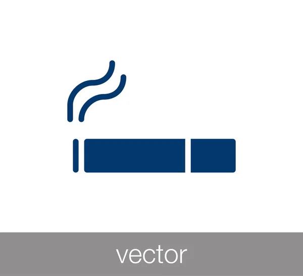 Zone fumeurs icône signe — Image vectorielle