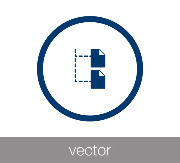 Hierarki-ikonen. Nätverksikonen. — Stock vektor