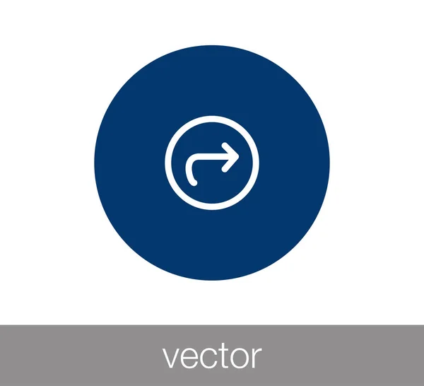Válasz lapos ikon. — Stock Vector