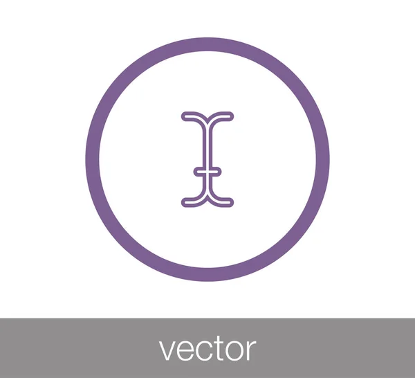 Illustration zur Design-Ikone — Stockvektor