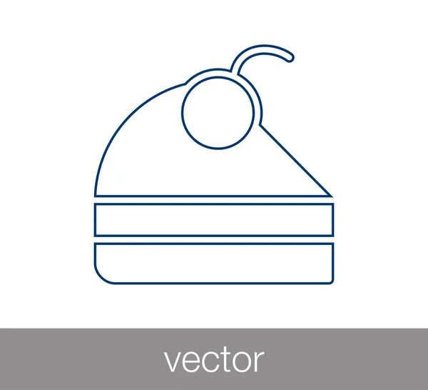 Иконка торта — стоковый вектор