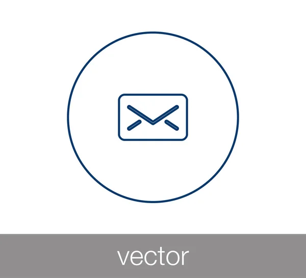 E-Mail einfaches Symbol — Stockvektor