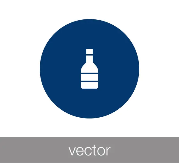 Design of bottle icon — Stock Vector