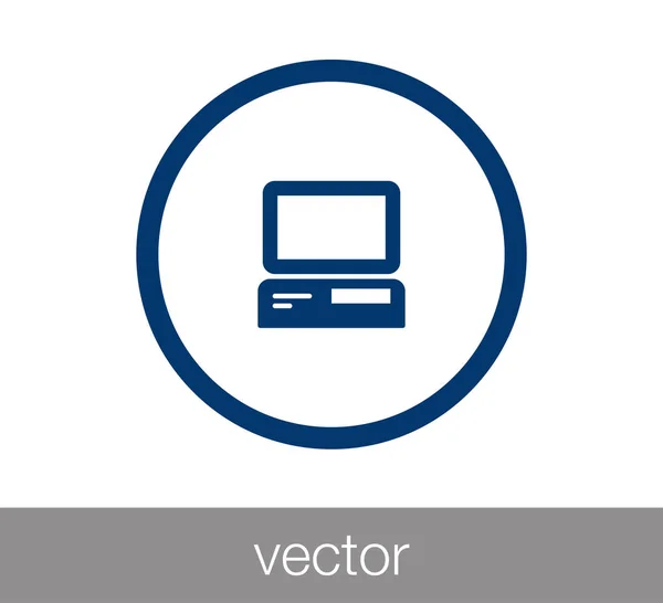 Design of Computer icon — Stock Vector