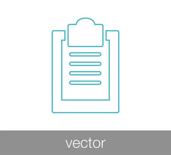 Desenho do ícone de nota — Vetor de Stock