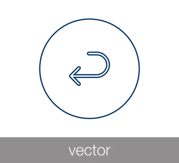 Entrez l'icône clé . — Image vectorielle