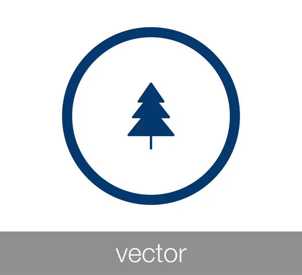 Árvore ícone web — Vetor de Stock
