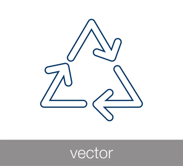 Ícone de símbolo de recarga — Vetor de Stock