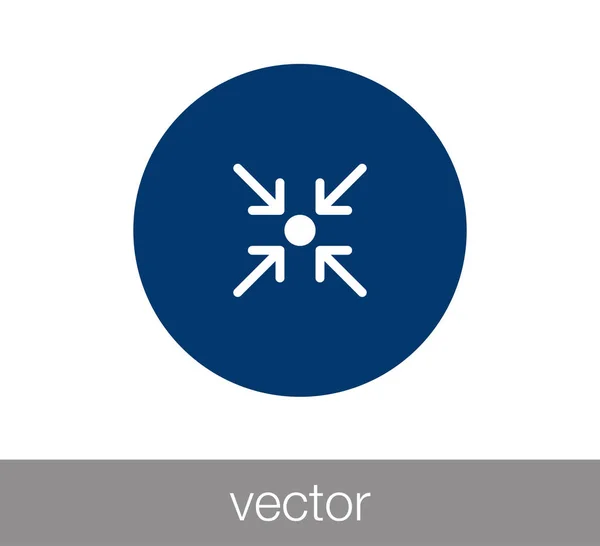 Objetivo icono simple — Archivo Imágenes Vectoriales