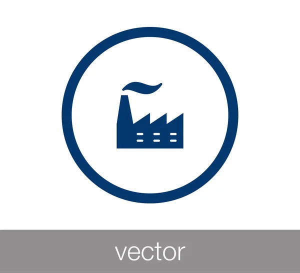 Icône végétale. icône de l'industrie. icône de l'usine . — Image vectorielle