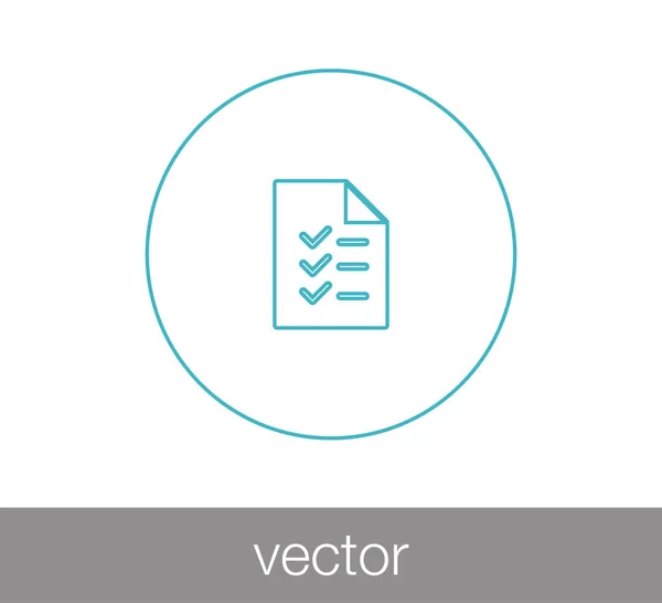 Desenho do ícone de nota — Vetor de Stock