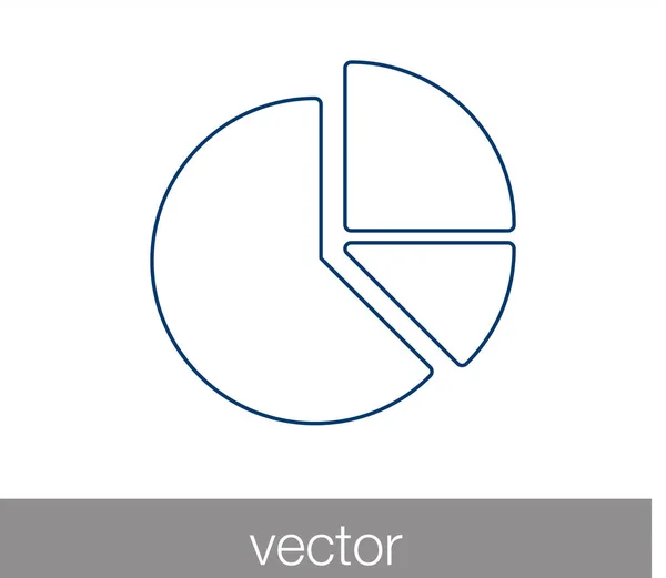 Chart icon symbol — Stock Vector