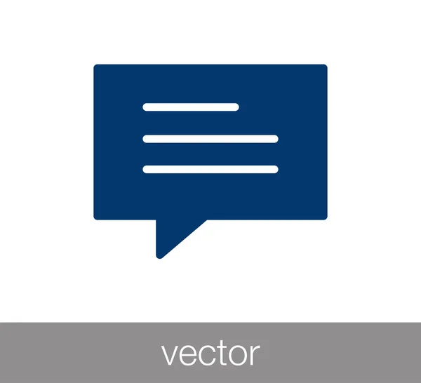 Chat zeepbel pictogram — Stockvector