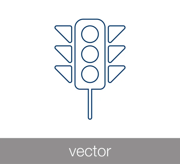 Icono de semáforo. — Vector de stock
