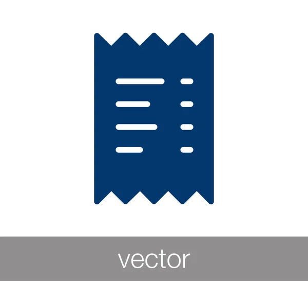 Icono de lista de compras — Vector de stock