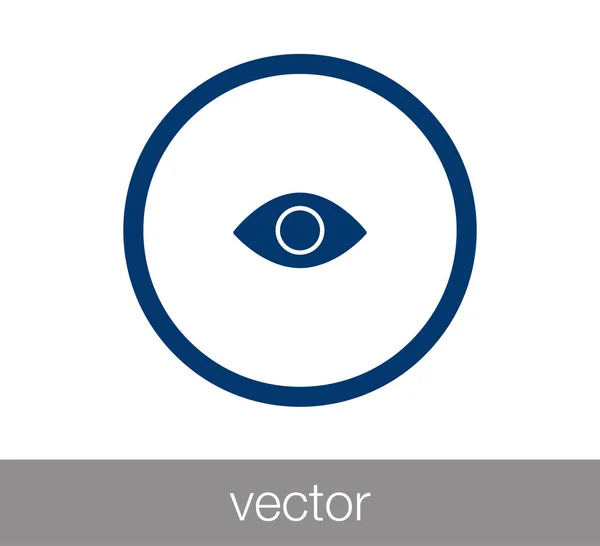 Ojo icono web . — Vector de stock