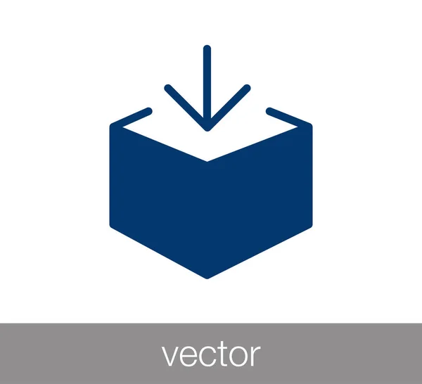 Ícone simples e-mail — Vetor de Stock