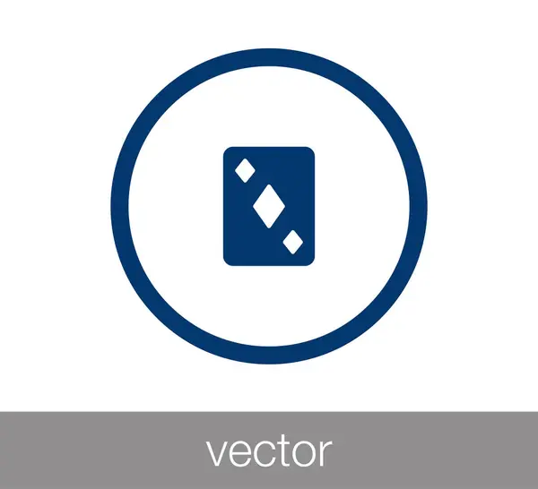 Kártya ikon. — Stock Vector