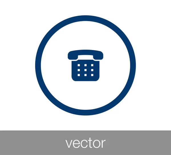 Illustrazione icona telefono . — Vettoriale Stock