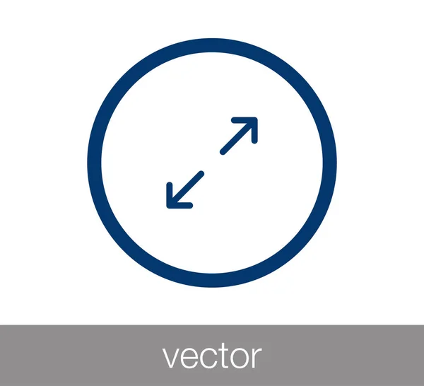 Ícone de ferramenta de escala — Vetor de Stock