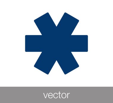 Yıldız anahtar simgesi.