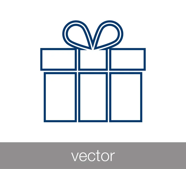 Gift box icon — Stock Vector