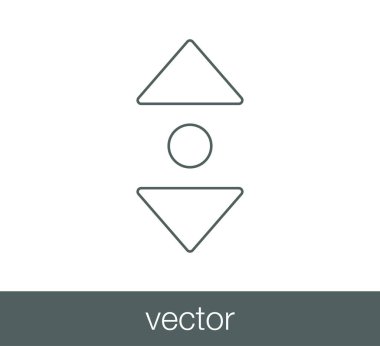 Kaydırma web simgesi.