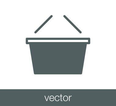 Alışveriş sepeti simgesi.