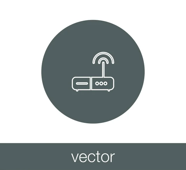 Icono del router Wi-Fi — Archivo Imágenes Vectoriales