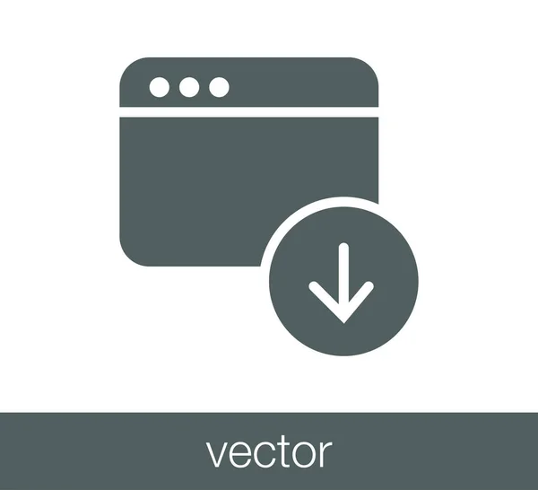 Symbole für das Codefenster — Stockvektor