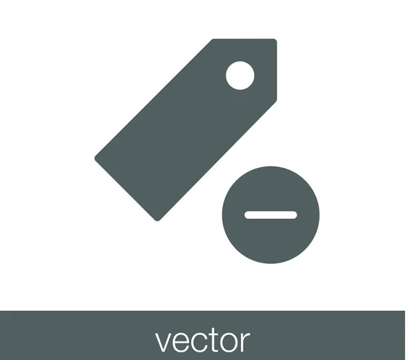 Ícone de tag marcador —  Vetores de Stock