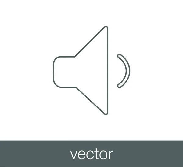 Volumensymbol verringern — Stockvektor