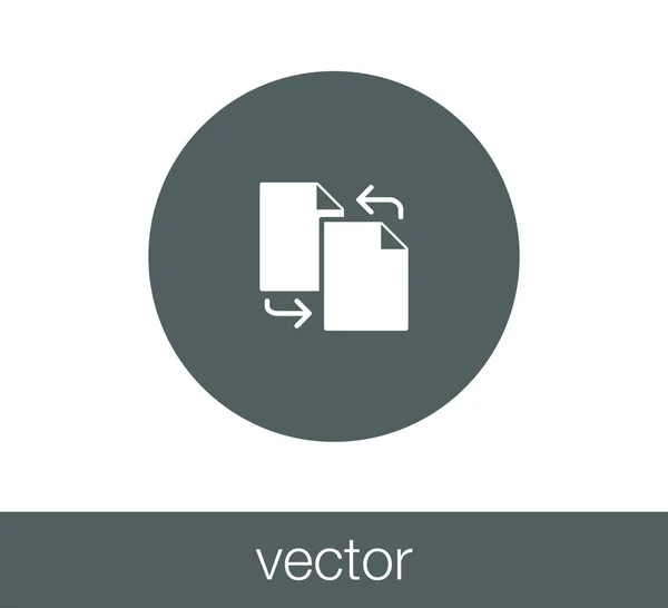 Diseño de icono de archivo — Vector de stock