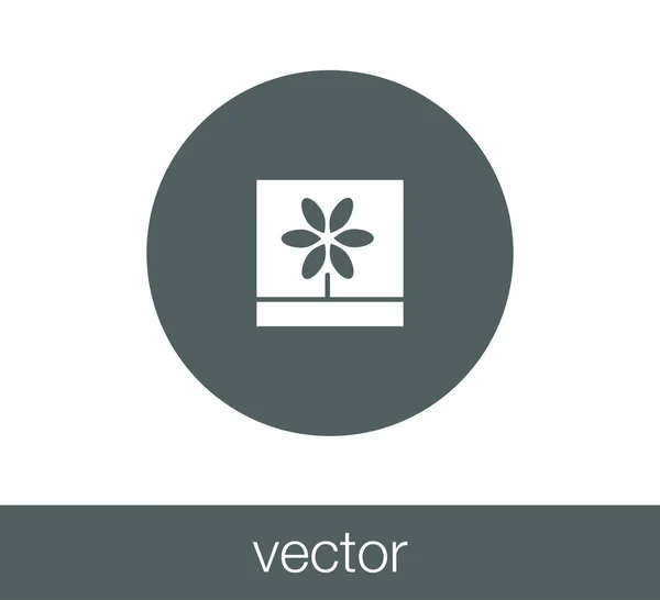 Kép lapos ikonra. — Stock Vector