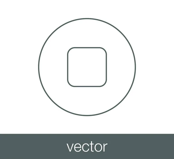 Opri pictograma cheie — Vector de stoc
