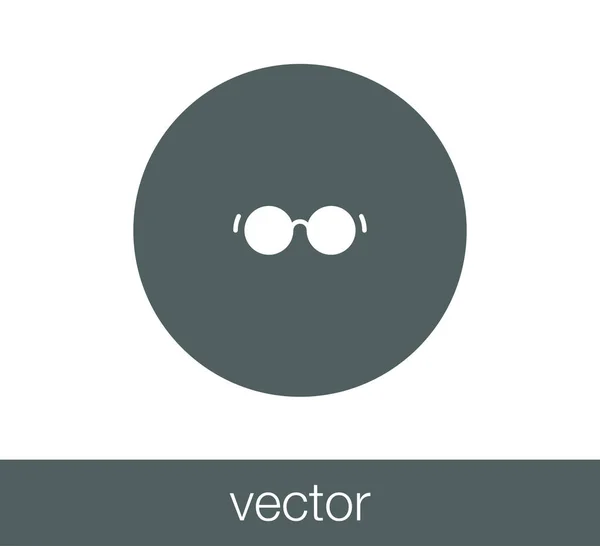 Стеклянная плоская икона — стоковый вектор