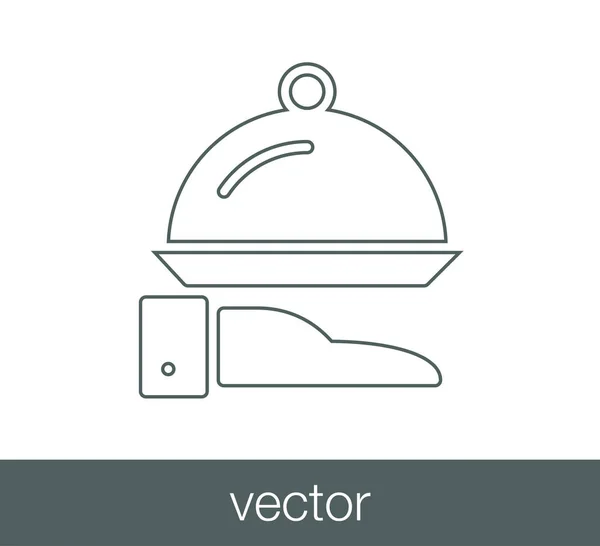 Diseño del icono de la comida — Vector de stock