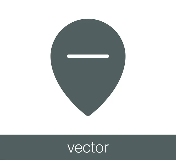 Pin-Symbol — Stockvektor