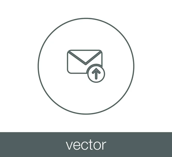 E-Mail einfaches Symbol — Stockvektor